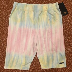 Vans Flying V Leggings Women's Extra Small Shorts Tie Dye VN0A7PNFV1C